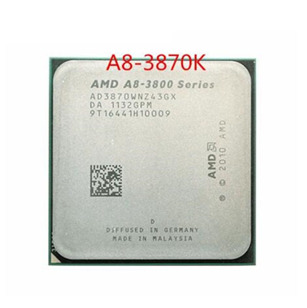   AMD A8-3870K A8 3870K FM1 3.0GHz 4MB 100W C..